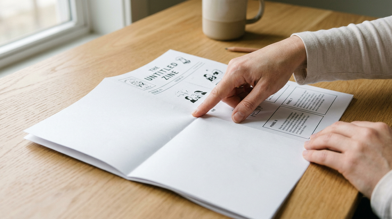 Zine Layout for Beginners: Formats and Folding Methods image-42